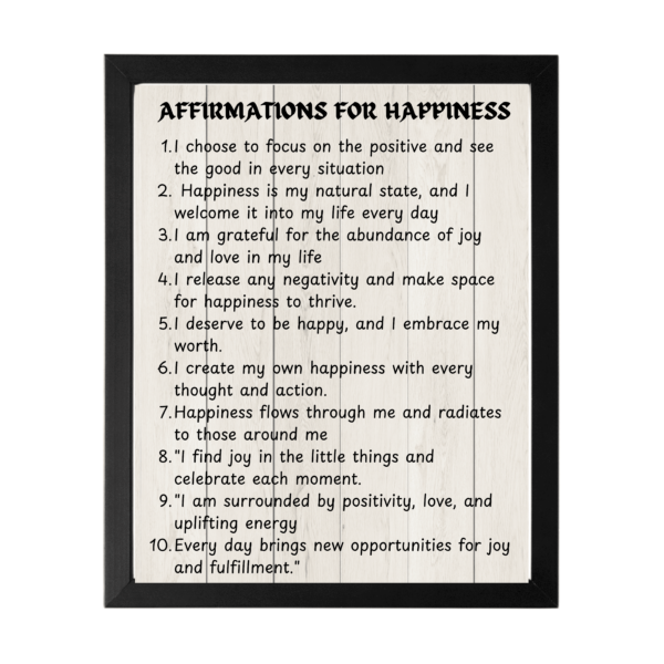 Affirmations On Happiness