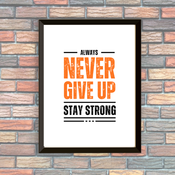 Never Give Up