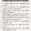 Affirmations On Positive Mind Set